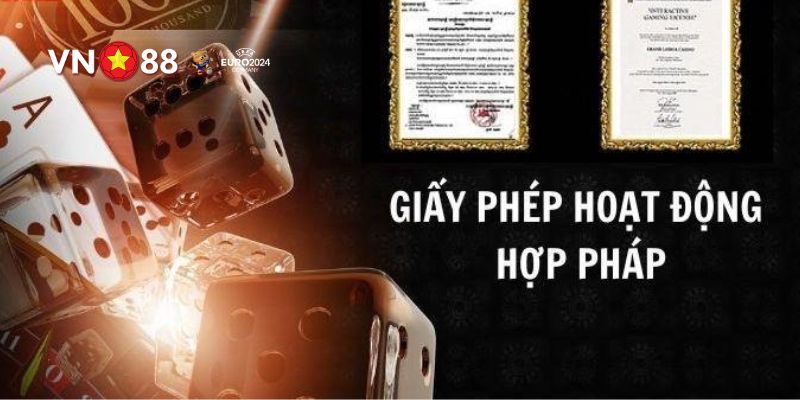Giấy Phép Hoạt Động VN88 - Minh Chứng Uy Tín Hàng Đầu 7 Giấy phép hoạt động VN88