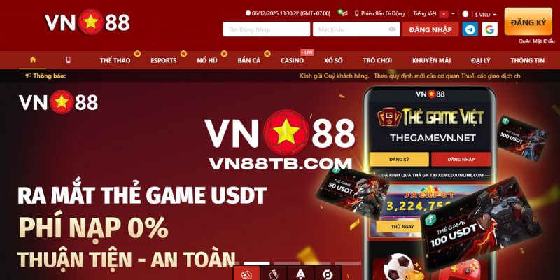 VN88 - Link Vào Nhà Cái VN88 Mới Nhất 2026 Tặng 188K 12 Nhà cái VN88 có giao diện đẳng cấp